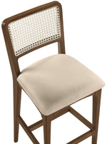 Atrium - Upholstered Bar Stool (Set of 2) - Brushed Brown Frame