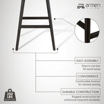 Adrian - 26" Counter Height Swivel Barstool - Morning Fog / Gray