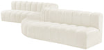 Arc - Velvet 8 Piece Curved Modular Sofa