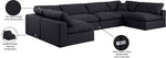 Comfy - 6 Piece Linen Modular Armless Sectional