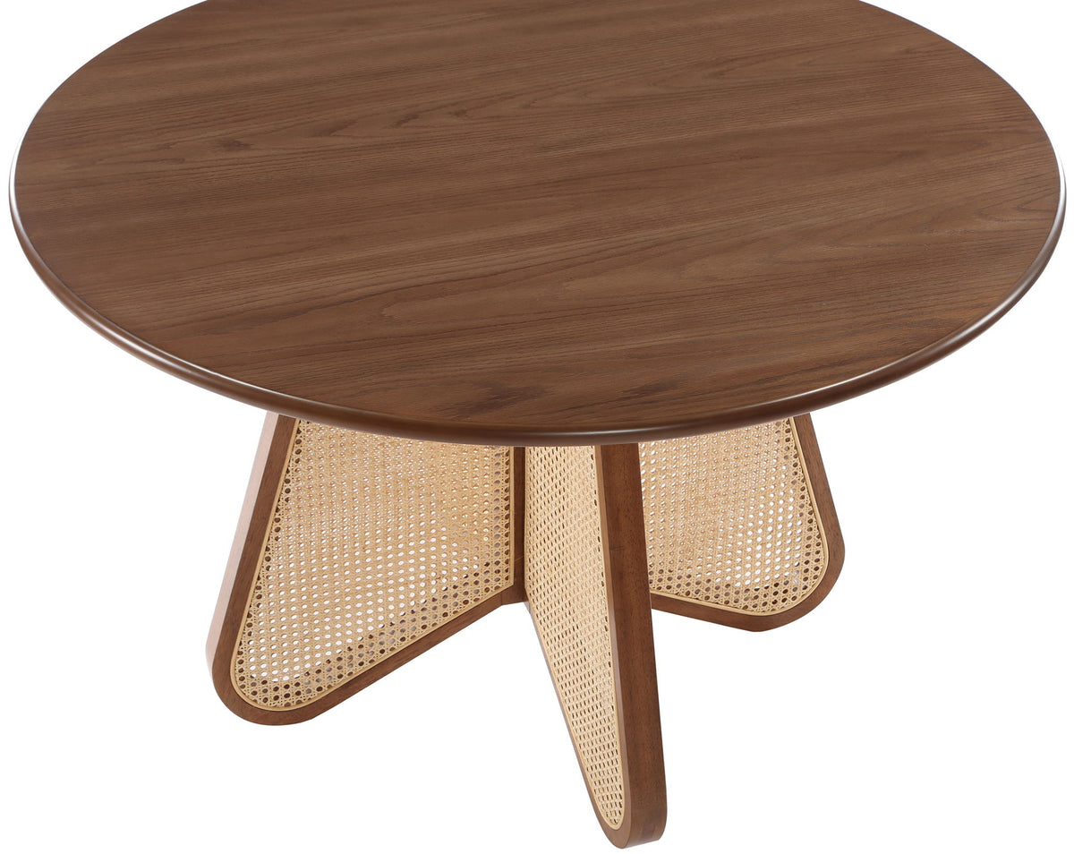 Butterfly - Solid Wood And Natural Cane Table