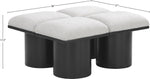 Pavilion - 4 Piece Modular Bench With Black Base