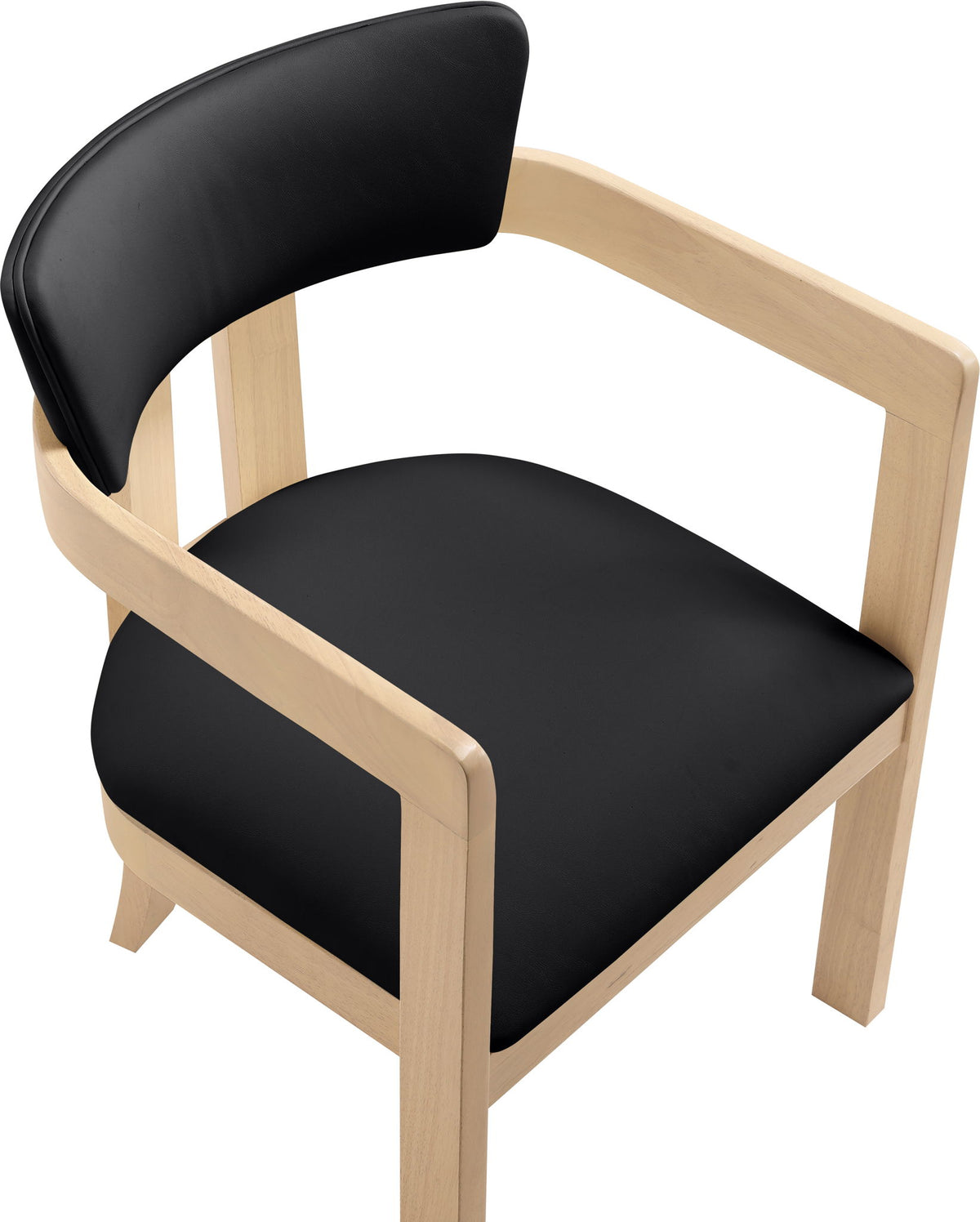 Lavrin - Vegan Leather Dining Arm Chair (Set of 2) - Natural Base