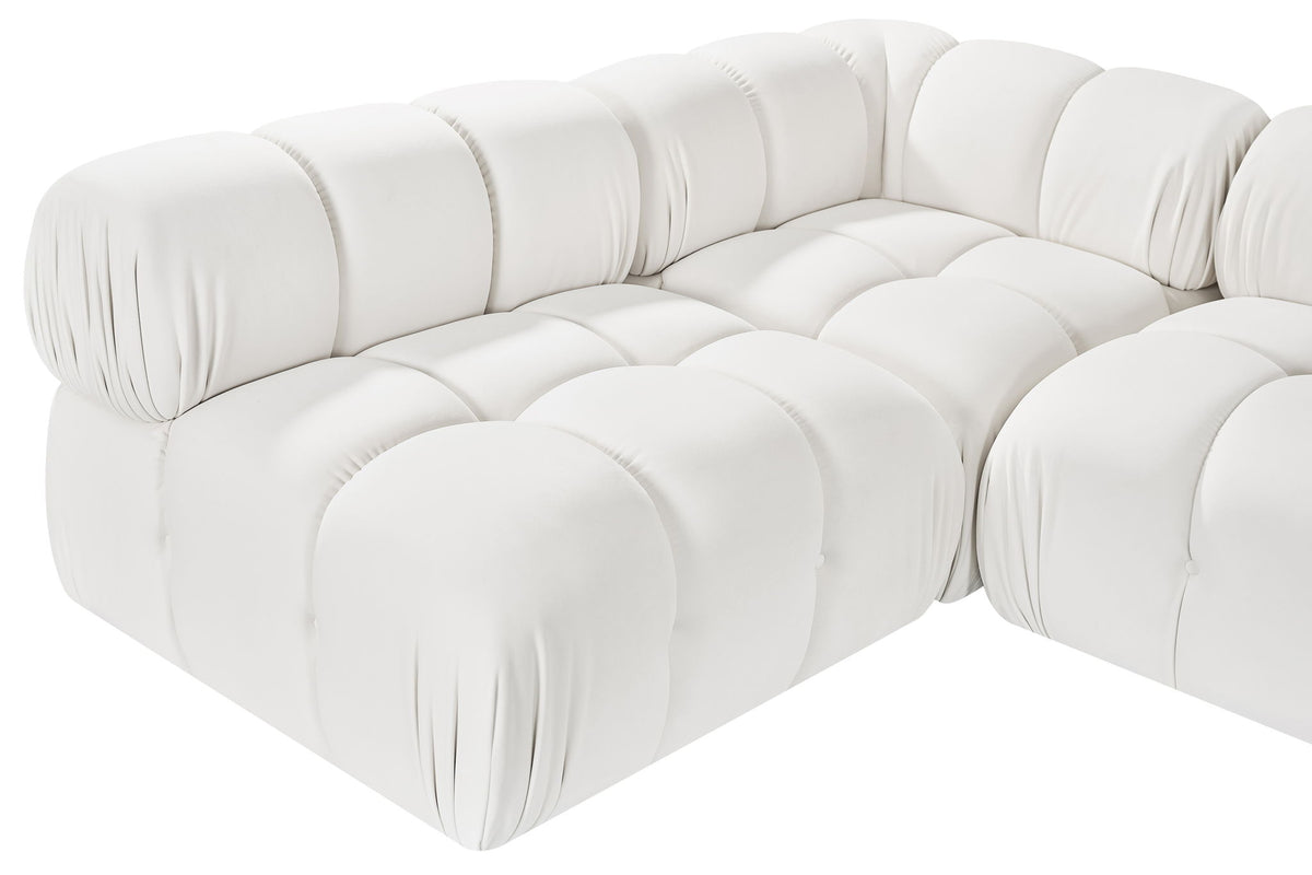 Orin - Velvet 5 Piece Modular Sectional