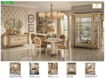 Melodia - Dining Table - Beige / Gold