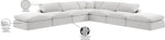 Comfy - 7 Piece Velvet Modular Corner Sectional