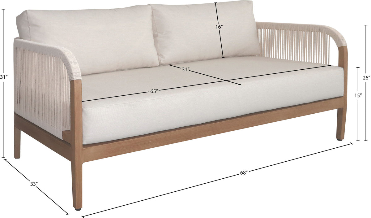 Maui - Water Resistant Outdoor Patio Loveseat