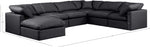 Indulge - Faux Leather 7 Piece Modular Sectional