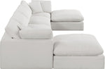 Comfy - 6 Piece Linen Modular Double Chaise Sectional