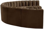 Arc - Velvet 8 Piece U-Shaped Modular Sofa