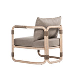 Baja - 4-Piece Outdoor Conversation Set With Cushions - Brown Eucalyptus