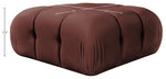 Orin - Velvet Performance Fabric Upholstered Modular Ottoman