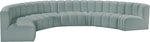 Arc - Faux Leather 8 Piece U-Shaped Modular Sofa
