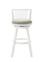 Harper - 30" Amber Glow Bar Height Rubberwood Swivel Barstool