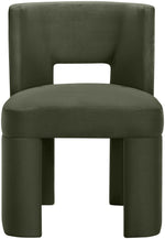 Zuno - Velvet Performance Fabric Upholstered Dining Chair (Set of 2)