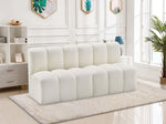 Arc - Faux Leather 2 Seats Modular Sofa