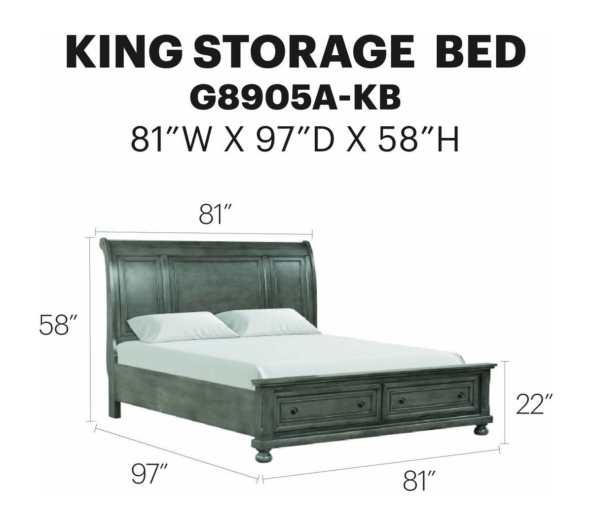 Glory Furniture - Meade - Bed