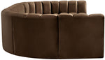 Arc - Velvet Modular U-Shaped Sectional