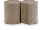 Dimple - 2 Piece Modular End Table - Terazzo Finish