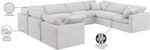 Indulge - Velvet 8 Piece Modular Sectional