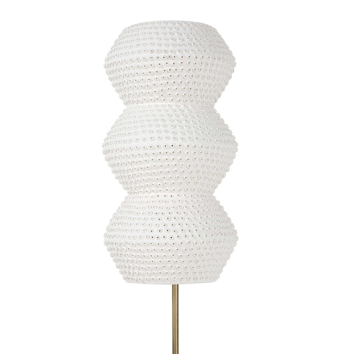 Glimmer - Sconce - White / Light Antique Brass