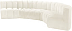 Arc - Velvet 6 Piece U-Shaped Modular Sofa