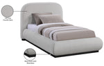 Vaughn - Chenille Bed With Black Base