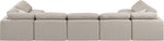 Indulge - Linen 7 Piece Modular U-Shaped Sectional