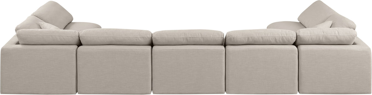 Indulge - Linen 7 Piece Modular U-Shaped Sectional