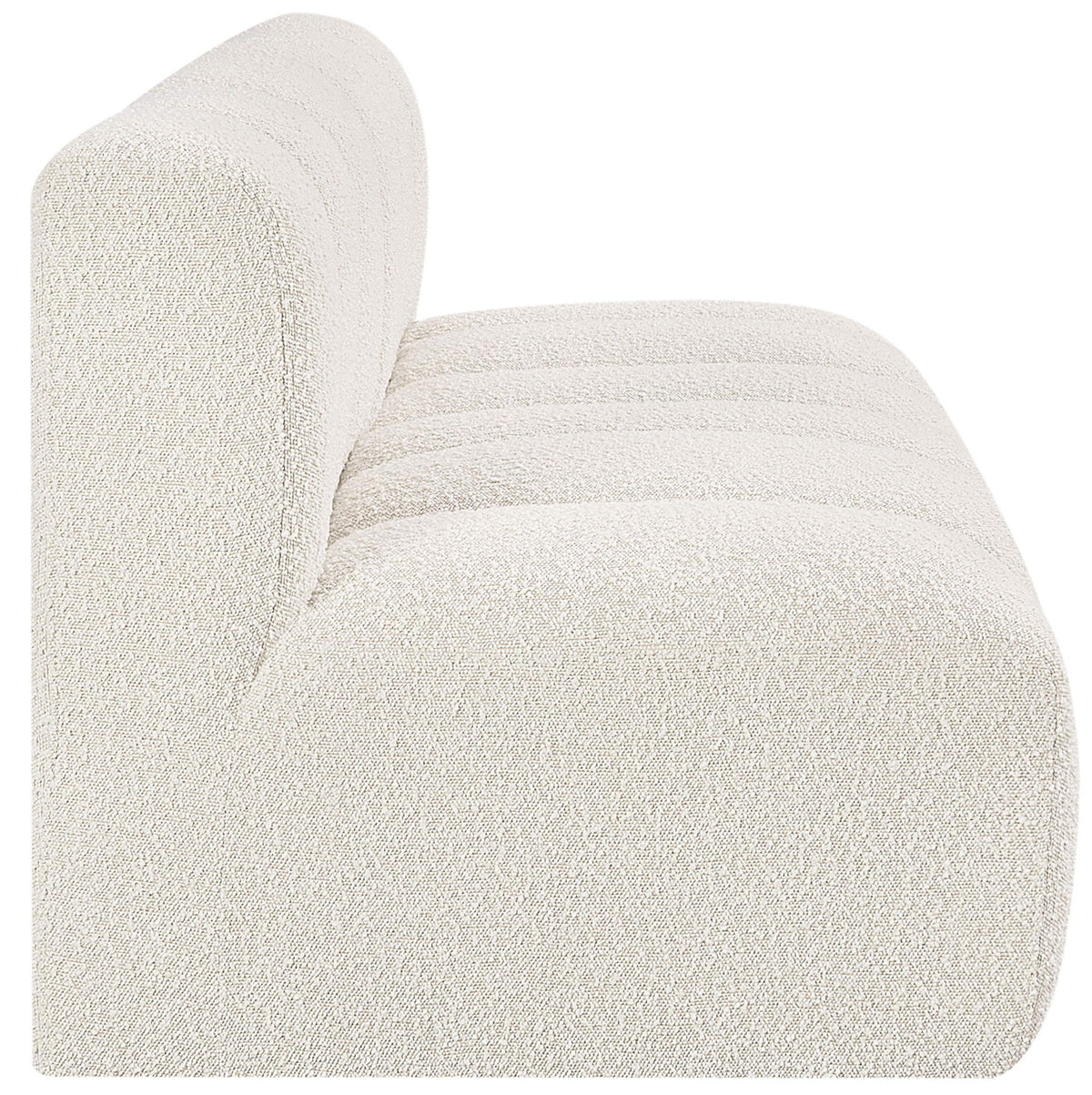 Arc - Boucle Fabric 2 Seats Modular Sofa