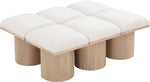 Pavilion - 6 Piece Modular Bench With Natural Base