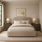 Manhattan Flair - Rounded Upholstered Bed