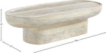Tivoli - Indoor / Outdoor Coffee Table - Travertine Concrete