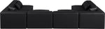Cube - 6 Piece Modular Armless Sectional