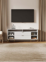 Manhattan Dumbo - Fluted TV Stand