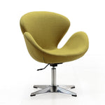 Manhattan Raspberry - Swivel Lounge Chair