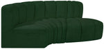 Arc - Boucle Fabric 3 Piece Modular L-Shaped Sofa