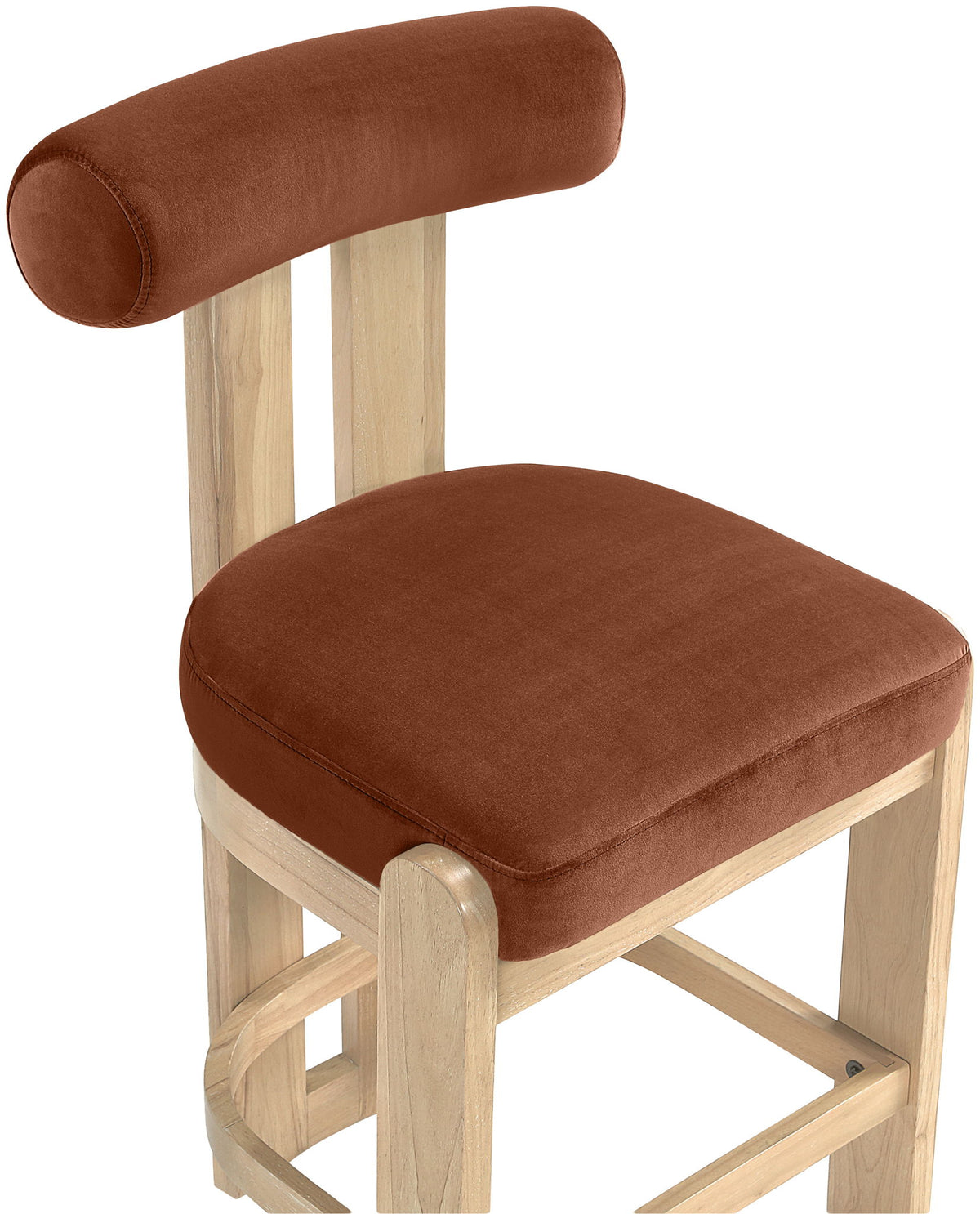 Arienzo - Velvet Performance Fabric Upholstered Counter Stool (Set of 2)