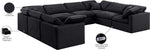Indulge - Velvet 8 Piece Modular Sectional