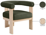 Arienzo - Performance Fabric Upholstered Accent Chair - Natural Base