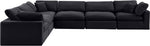 Comfy - 6 Piece Velvet Modular Corner Sectional