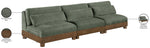 Turin - Chenille Fabric Upholstered Modular Sectional - Green