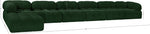 Ames - 7 Piece Boucle Fabric Modular L-Shaped Sectional