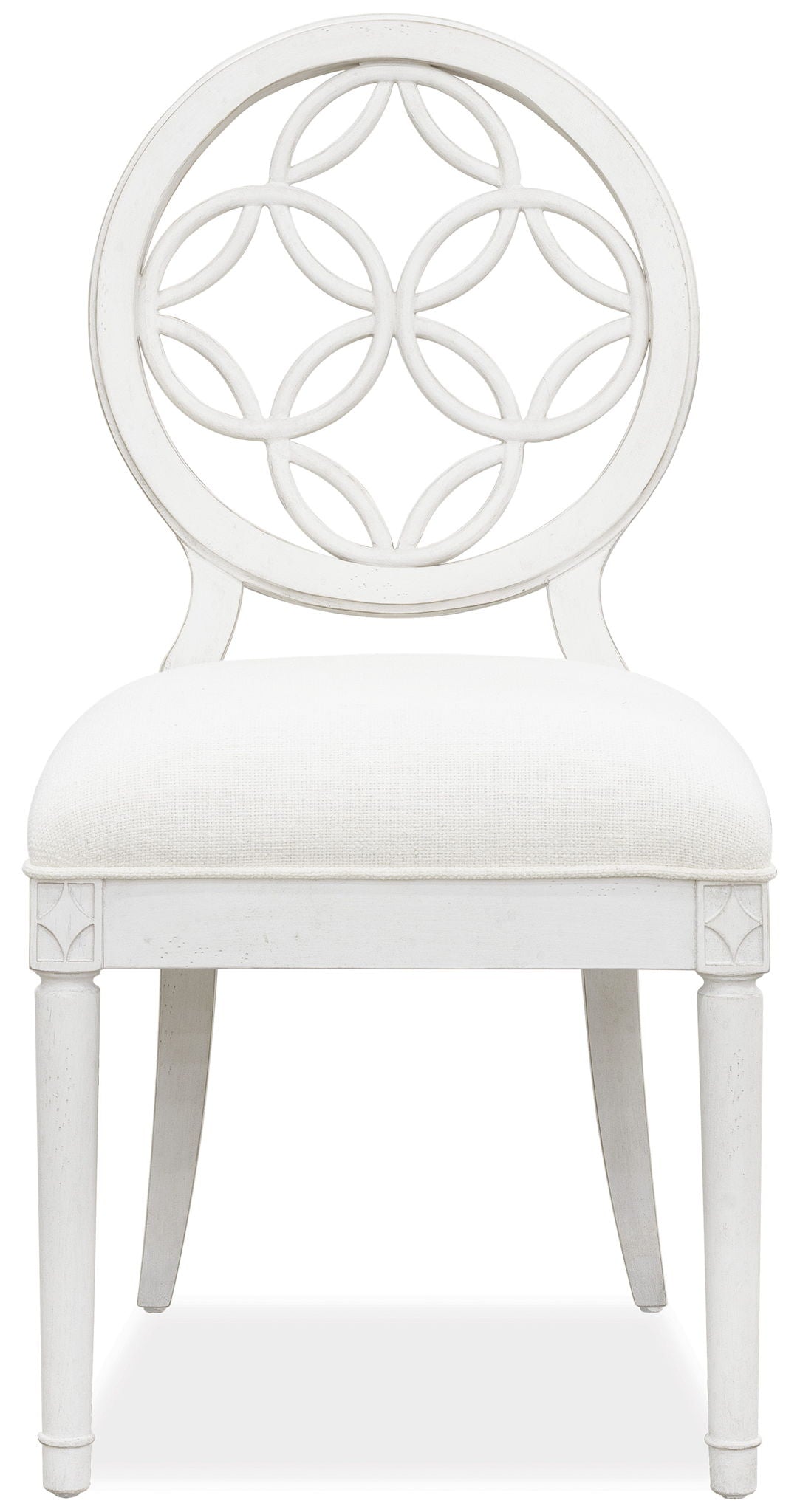Melange - Brynlee Side Chair - White
