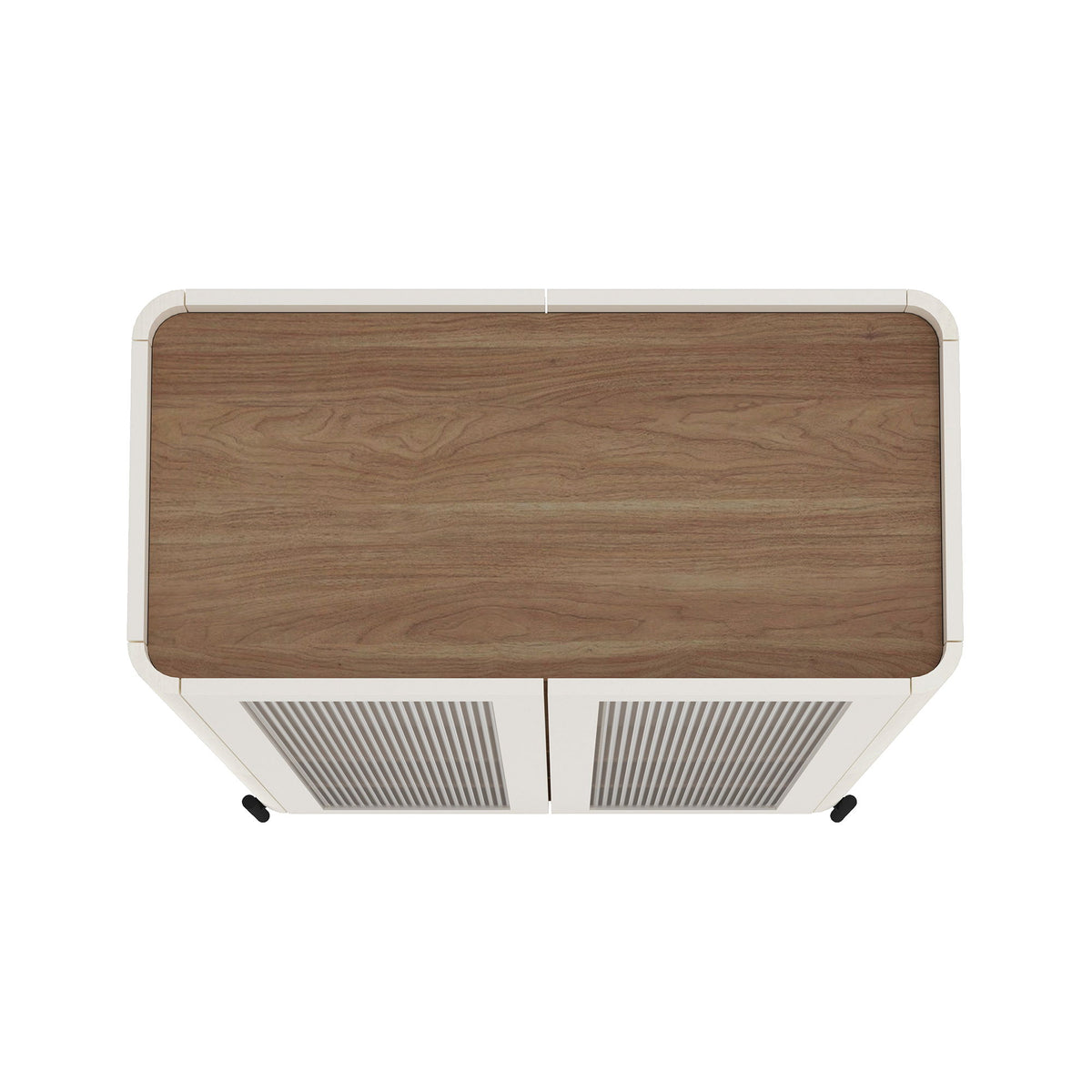 Abbey - Bookcase Cabinet - Maple And Off White