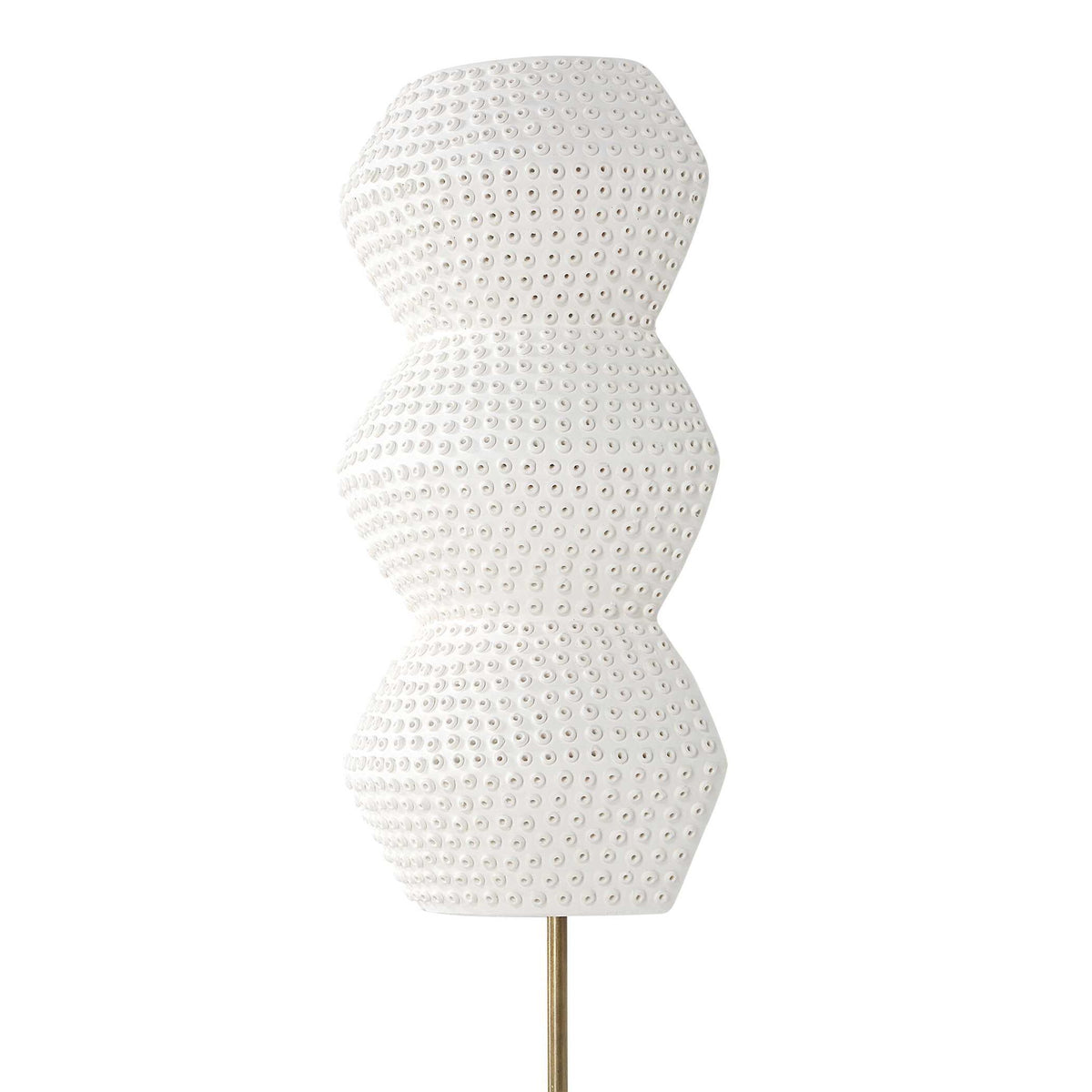 Glimmer - Sconce - White / Light Antique Brass