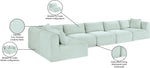 Shaggy - 6 Piece Modular Sectional