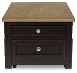 Drazmine - Lift Top Cocktail Table - Brown