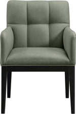 Adrian - Dining Arm Chair (Set of 2) - Black Legs