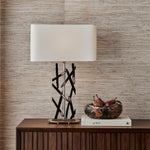 Stick With It - Table Lamp - Black / White